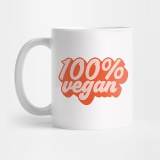 100% Vegan Mug